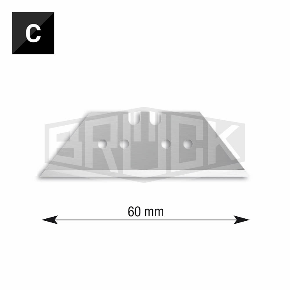 Trapezklinge 213 lang | C | 0,43mm