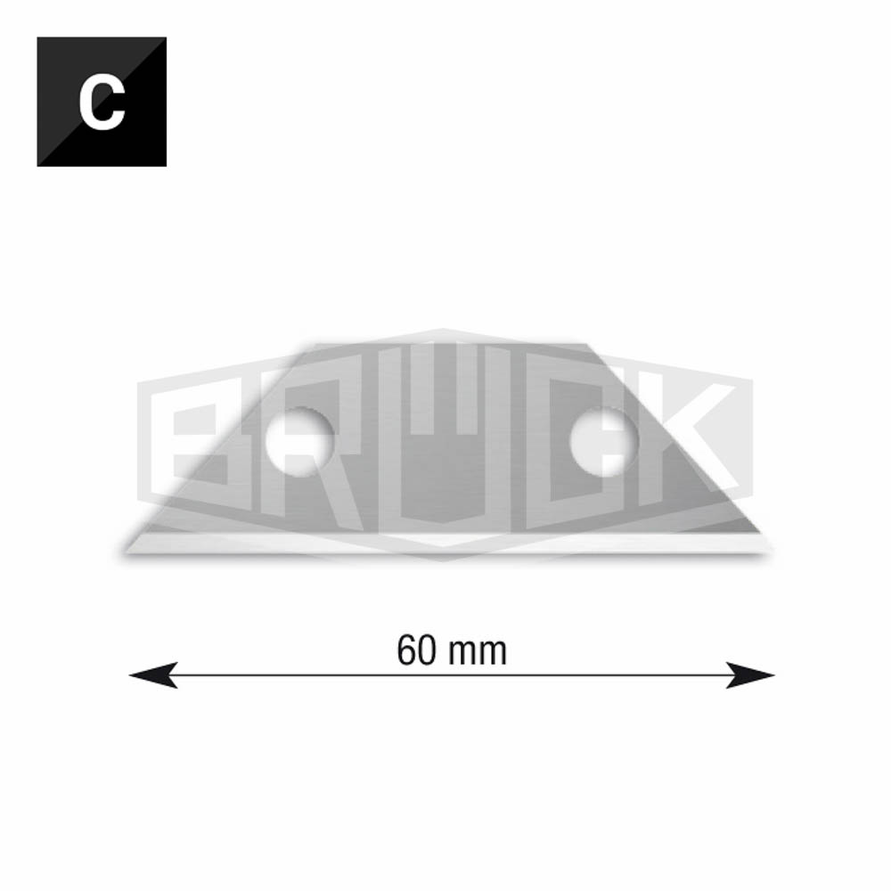 Trapezklinge 148 lang | C | 0,43mm